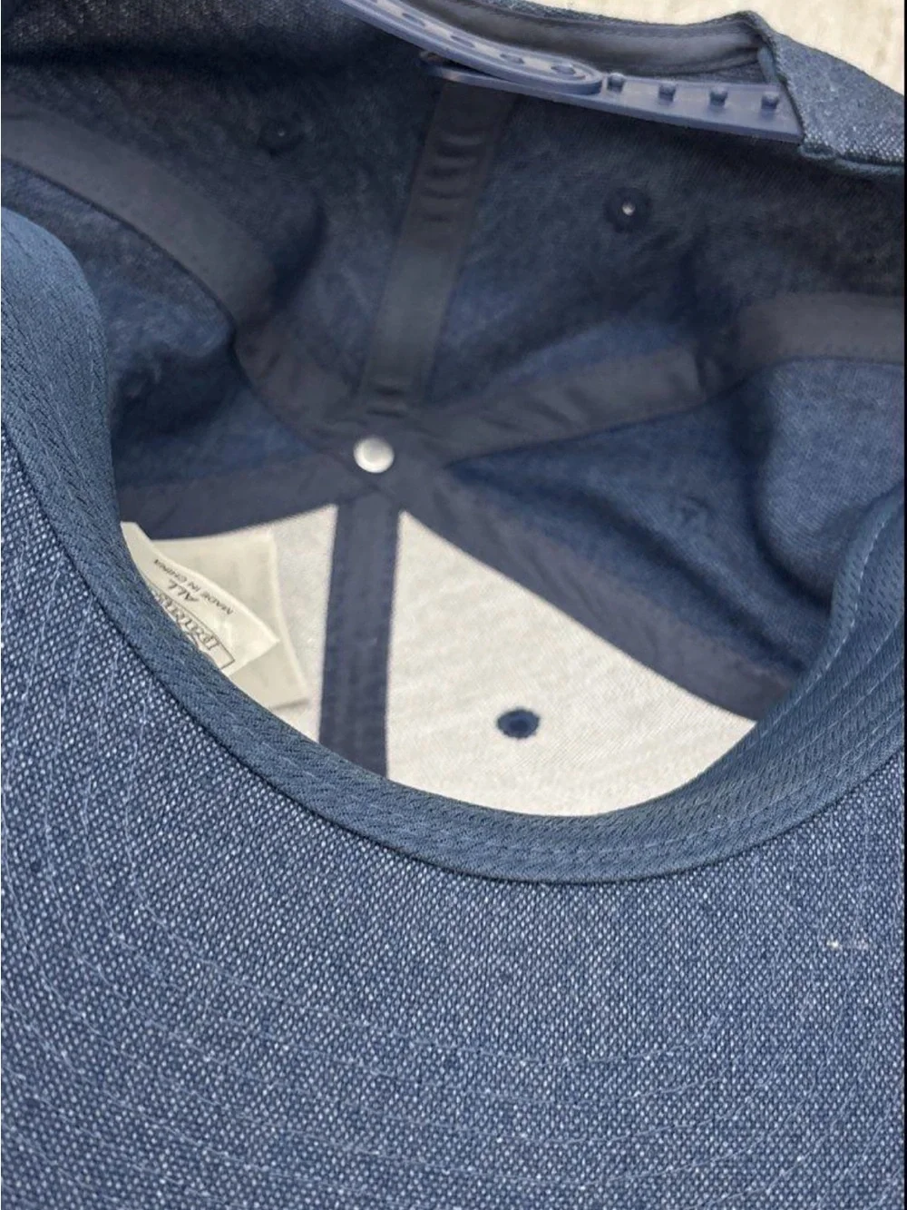 Patagonia Dark Blue Patch Cap with Brown Logo